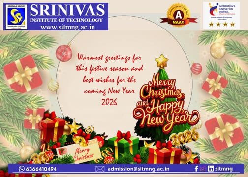 🎄✨ Srinivas Institute of Technology wishes you all a Merry Christmas! ✨🎅