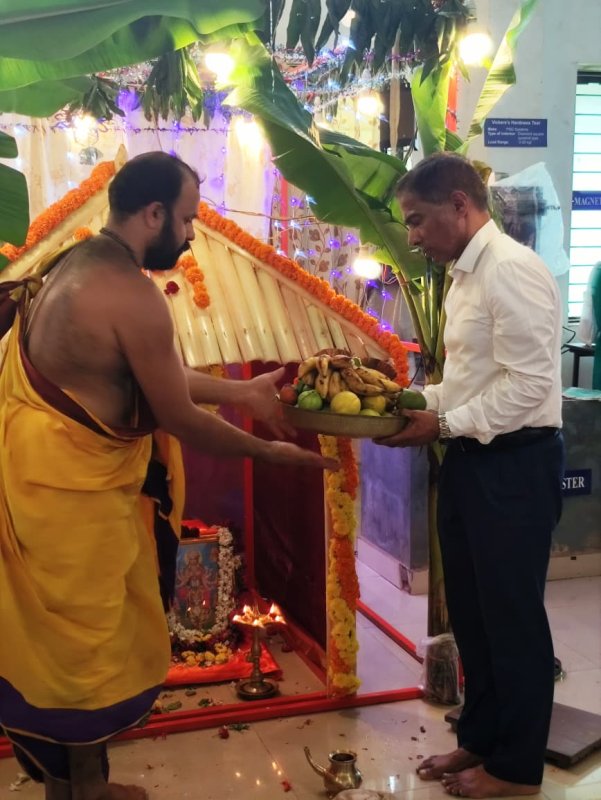 Ayudha Pooja calebration at Mechanical Engg dept. - Image 3