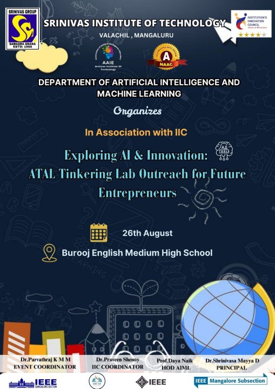 Exploring AI and Innovation – ATAL Tinkering Lab Outreach for Future Entrepreneurs