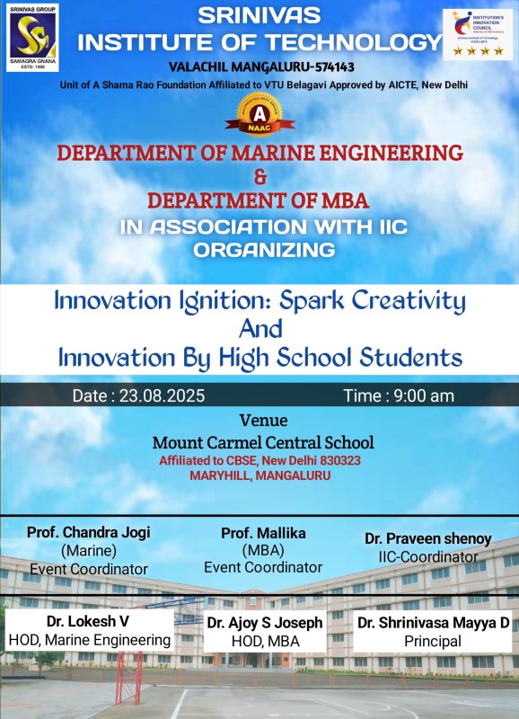 Innovation Ignition: Spark Creativity &amp; Innovation by high School Students