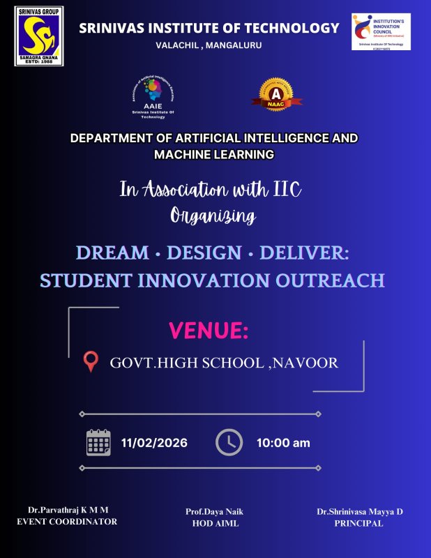 Dream • Design • Deliver: Student Innovation Outreach