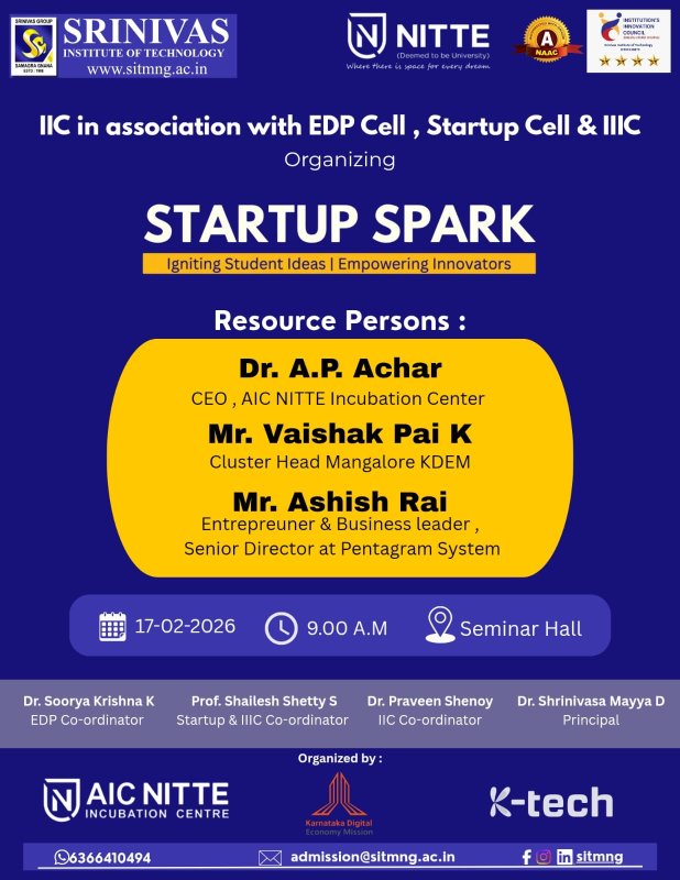 Startup Spark – Igniting Student Ideas Empowering Innovators