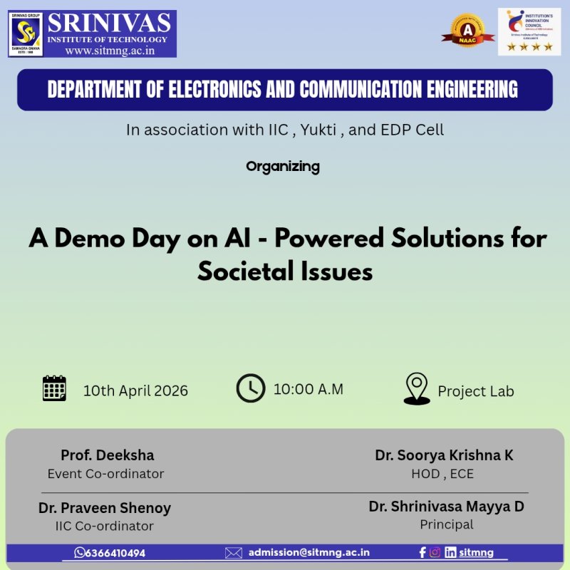 A Demo Day On -AI Powered Solutions for Societal Issues - Image 4