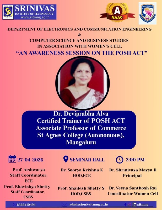 An Awareness Session on the POSH Act