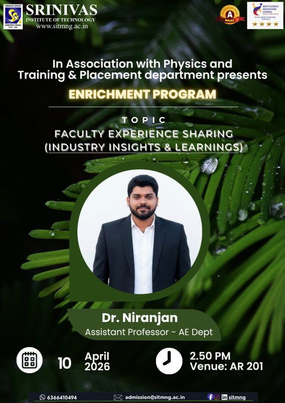 FACULTY EXPERIENCE SHARING (INDUSTRY INSIGHTS &amp;  LEARNINGS) - Image 7