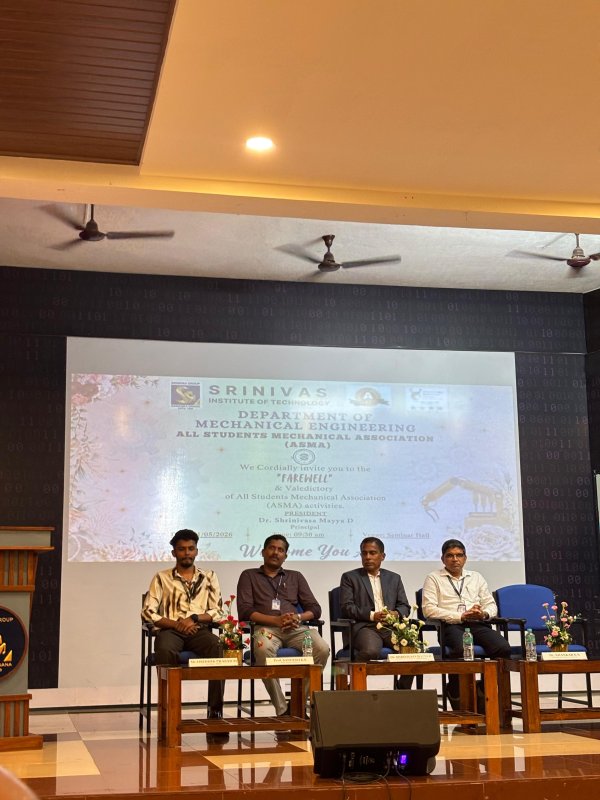 Mechanical Farewell and ASMA Valedictory Function