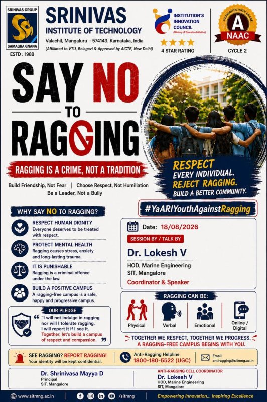 Anti-Ragging Awareness Programme titled  -Say No to Ragging - Image 3