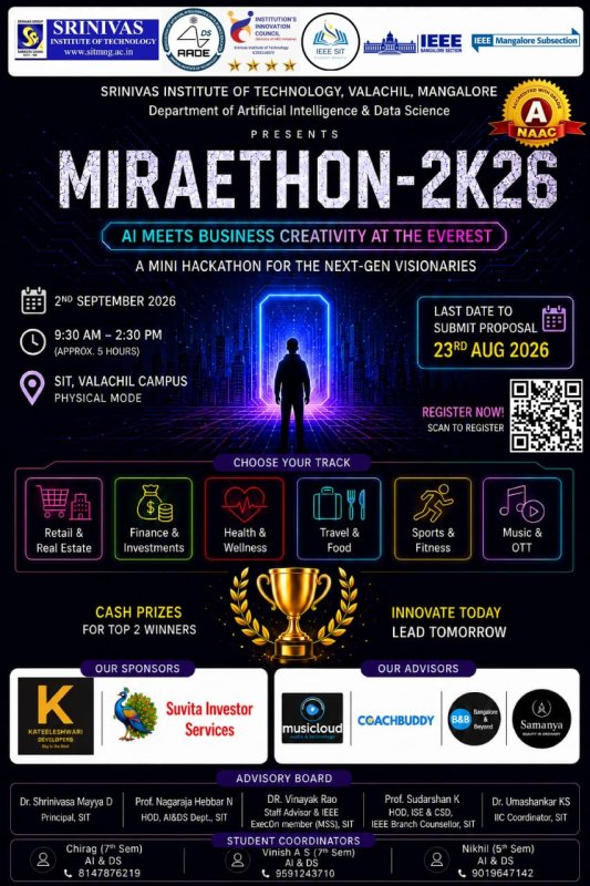MIRAETHON-2K26– AI Meets Business Creativity at the Everest