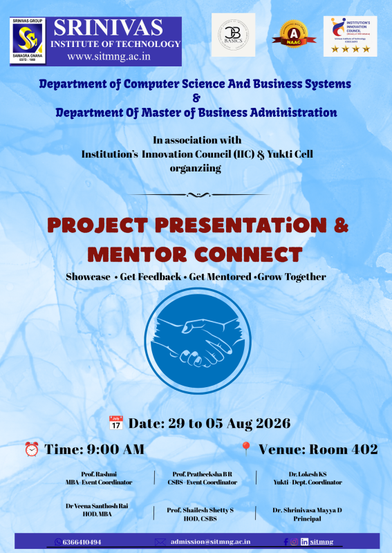 Project Presentation and Mentor Connect