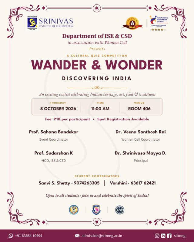 Wander and Wonder – Discovering India