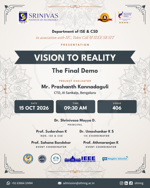 Vision to Reality – The Final Demo